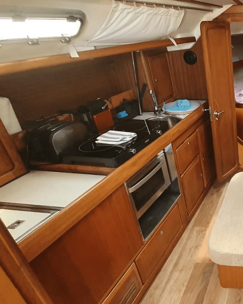 Cocina del barco