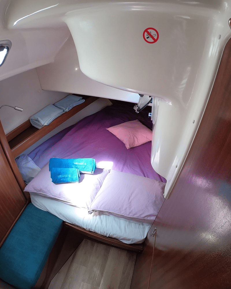 Interior del barco