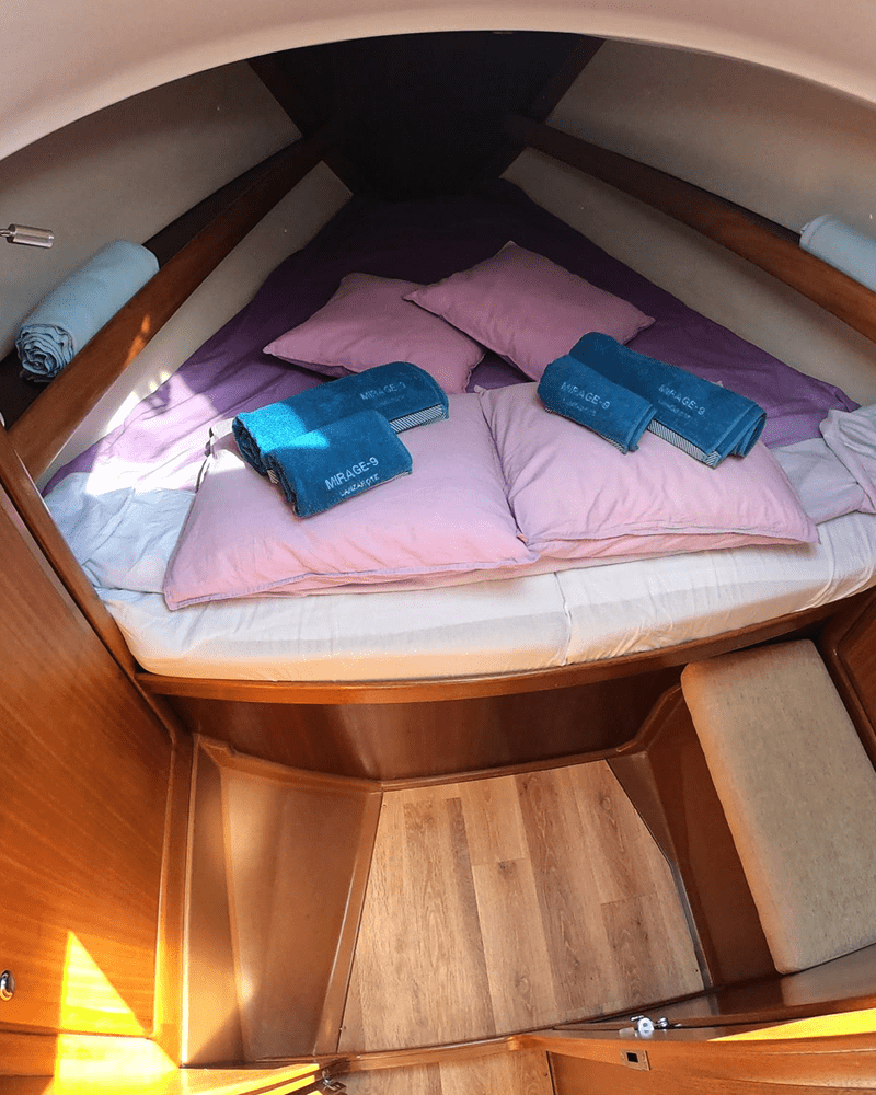 Interior del barco