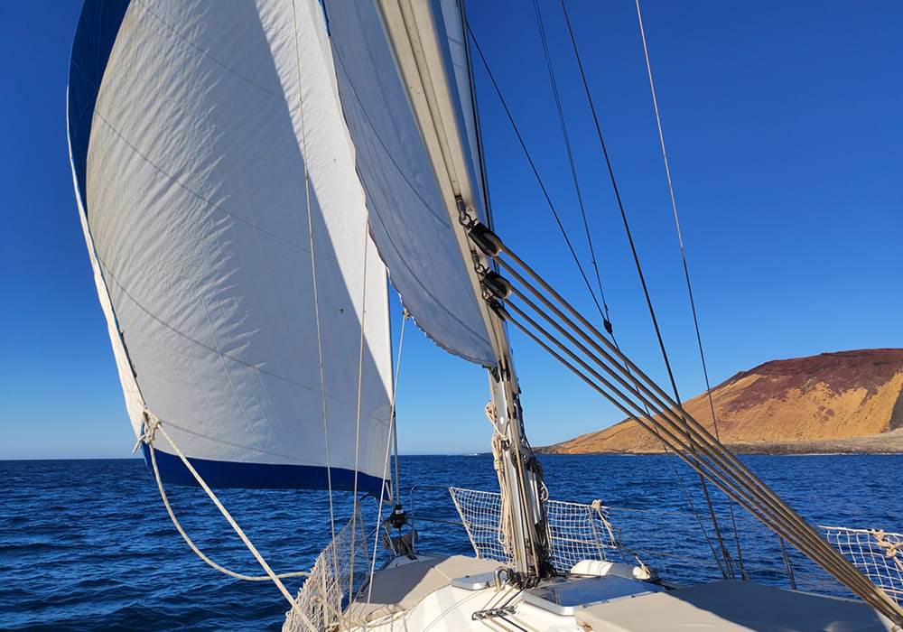 Velas del barco